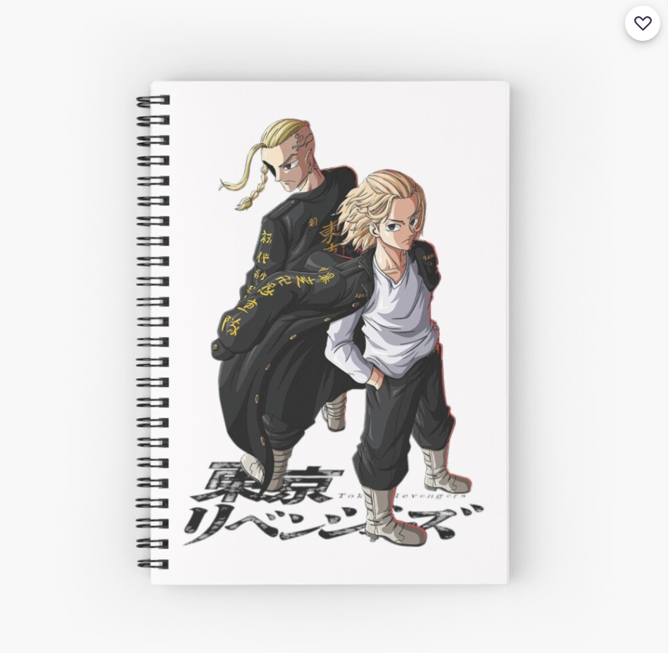 Tokyo Revengers Notebook Mikey And Draken Notebook Tokyo Revengers Merch