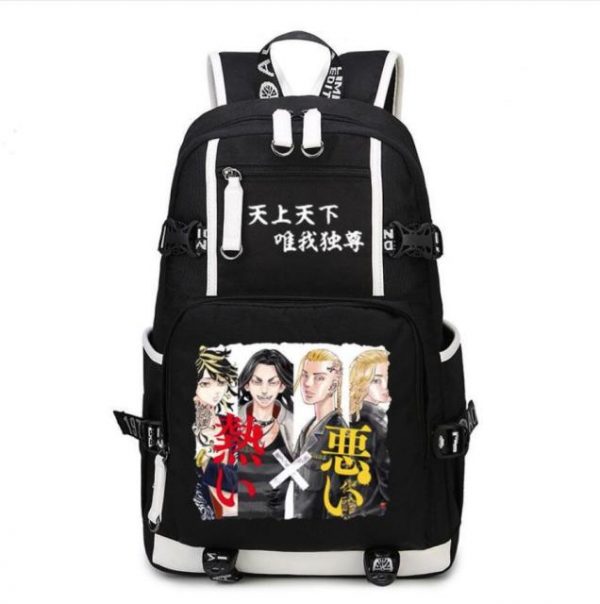 Anime Tokyo Revengers Backpack Cosplay Hanagaki Takemichi Ken Ryuguji man Canvas Schoolbag Travel Bags 1.jpg 640x640 1 - Tokyo Revengers Merch