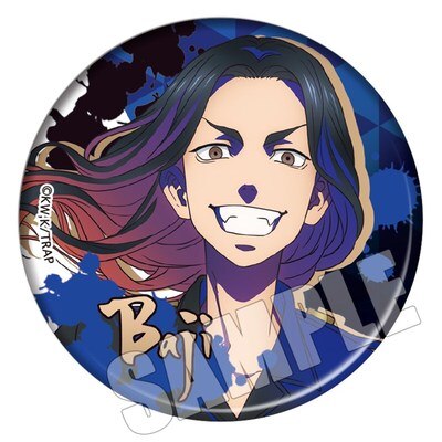Anime Tokyo Revengers Mikey Draken Baji Figure 58mm Badge Round Brooch Pin Gifts 7446 Kids Collection 4 - Tokyo Revengers Merch