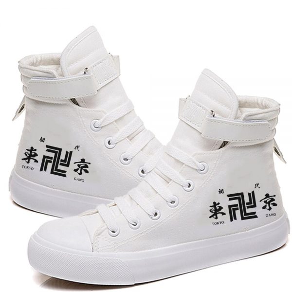 New Fashion Anime Tokyo Revengers Shoes Casual High Top Canvas Sneakers Flat Sports Shoes 1 - Tokyo Revengers Merch