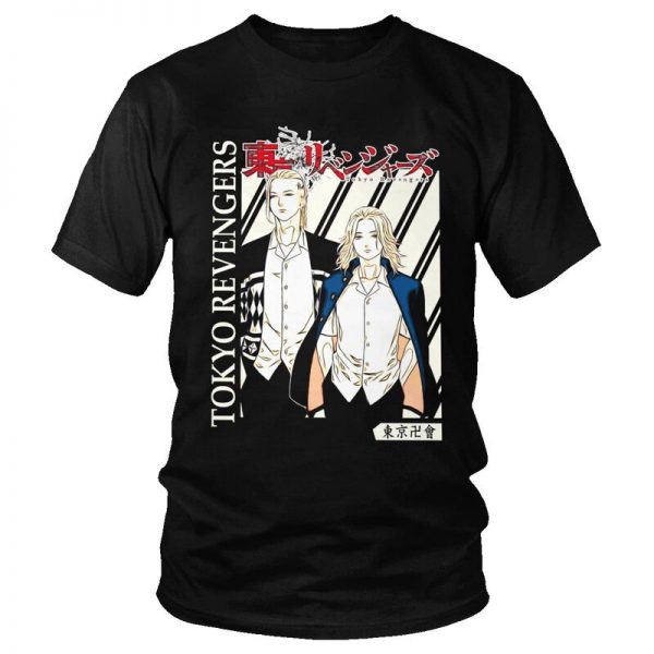 Male Tokyo Revengers T Shirt Funny Mikey and Draken Tshirt Short Sleeve Unique T Shirt Homme 1 - Tokyo Revengers Merch