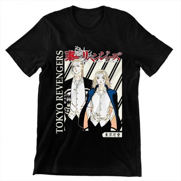 Male Tokyo Revengers T Shirt Funny Mikey and Draken Tshirt Short Sleeve Unique T Shirt Homme 4 - Tokyo Revengers Merch