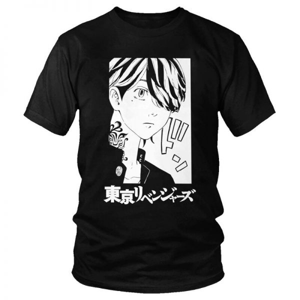 Men s Hanemiya Kazutora Tokyo Revengers T Shirt Graphic Anime Manga Tshirt Short Sleeve Cool T 1 - Tokyo Revengers Merch