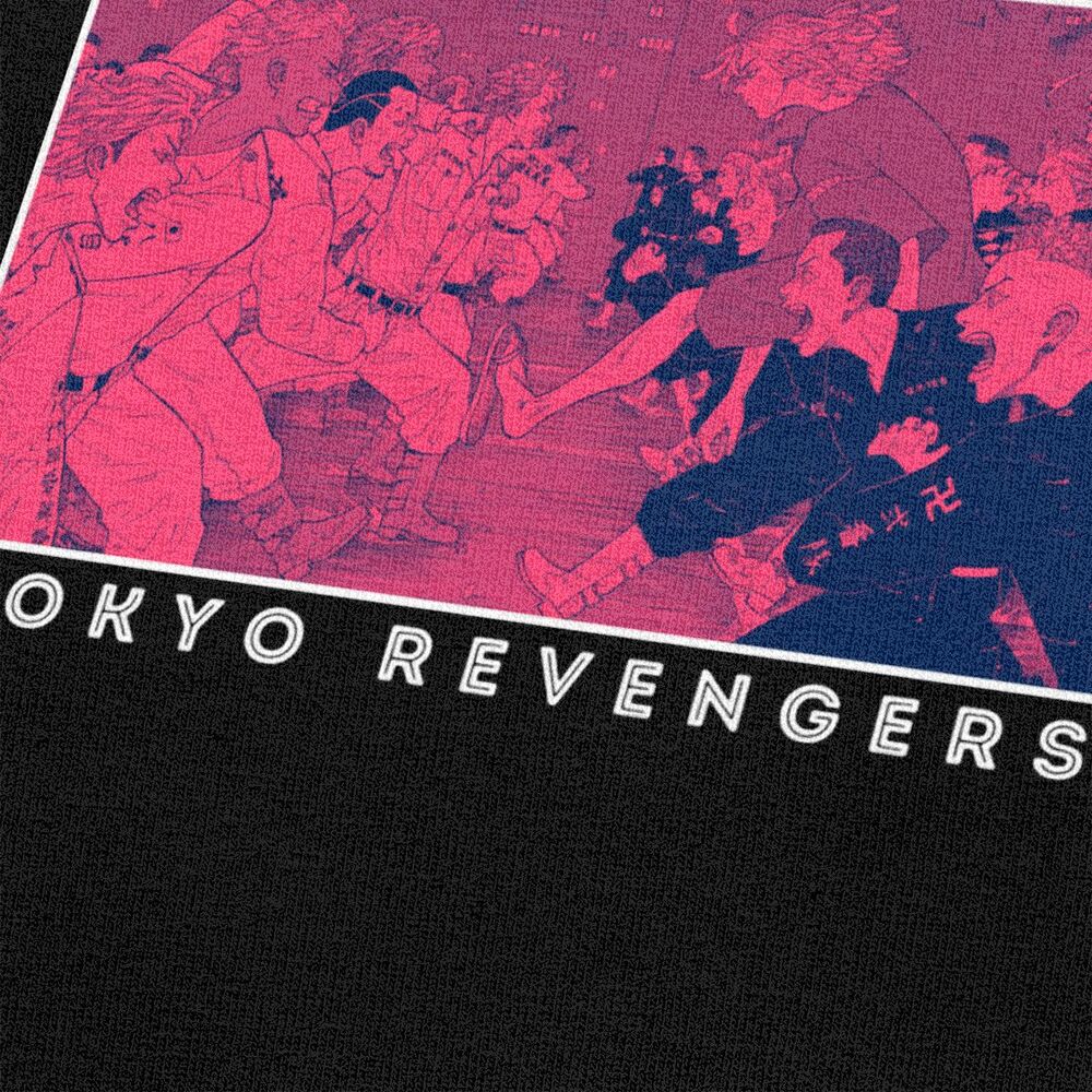 Tokyo Revengers Tshirts Men Novelty Tees Top Cotton T Shirt Short Sleeve Anime Manga Sano Manjiro Mikey T-shirts Gift Merch