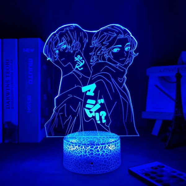 3d Led Light Anime Tokyo Revengers Mikey and Draken Figure for Child Kid Gift Bedroom Decor 4 - Tokyo Revengers Merch