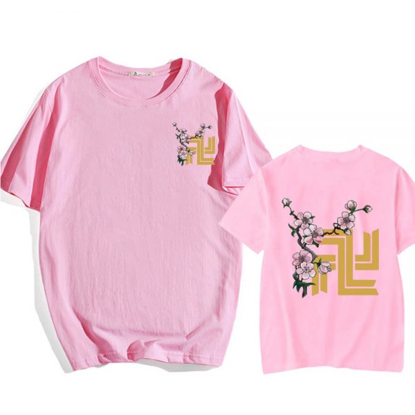 Tokyo Revengers T-shirts - Toman Symbol Manji Sakura Graphic Printed T ...