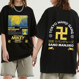 Summer Hot Sale Anime Tokyo Manji Gang Mikey Graphic Pinrt T Shirt Tokyo Revengers Manga Unisex - Tokyo Revengers Merch