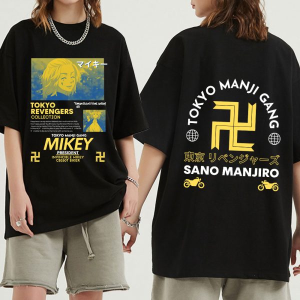 Summer Hot Sale Anime Tokyo Manji Gang Mikey Graphic Pinrt T Shirt Tokyo Revengers Manga - Tokyo Revengers Merch