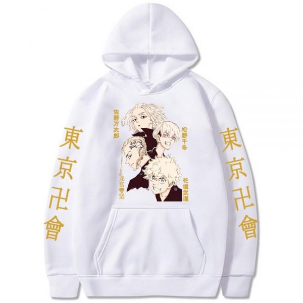 Anime Tokyo Revengers Printed Hoodies Hip Hop Sweatshirts Harajuku Long Sleeve Pullover Loose Print Streetwear for 1 - Tokyo Revengers Merch