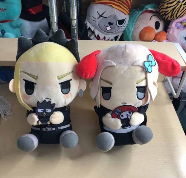 New Cute Japan Anime Tokyo Revengers Mikey Draken Plush Plushes Stuffed Toy Doll Kids Gifts 25cm 5 - Tokyo Revengers Merch
