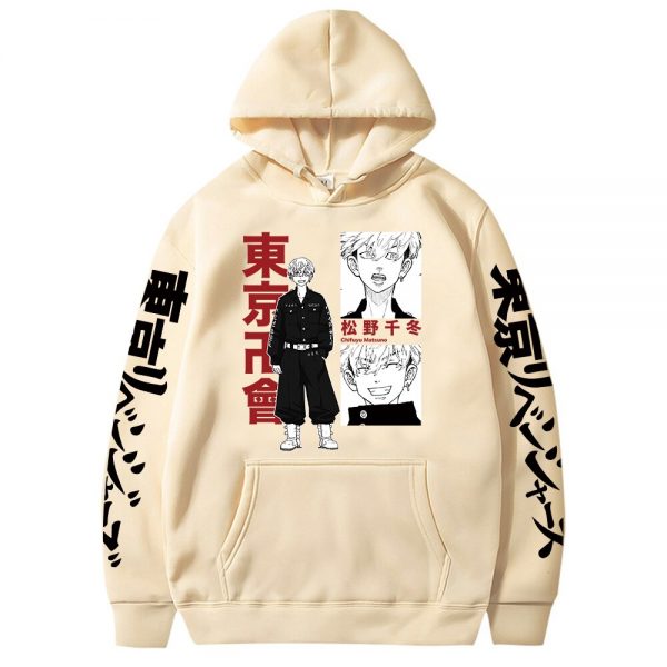 Tokyo Revengers Hoodie Men s Sweatshirts Anime Matsuno Chifuyu Graphic Hoodie Women Sportswear Cosplay Kawaii Clothes 3 - Tokyo Revengers Merch