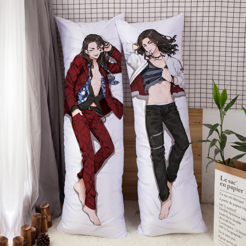 Tokyo Revengers Dakimakura Baji Keisuke Manjiro Sano Cosplay Character Pillowcase Hugging Body Pillow Pillows Otaku Pilow 1 - Tokyo Revengers Merch